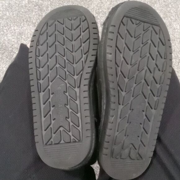 Koolaburra Black Mid-Calf Boots with Side Lacing - Picture 3 of 5